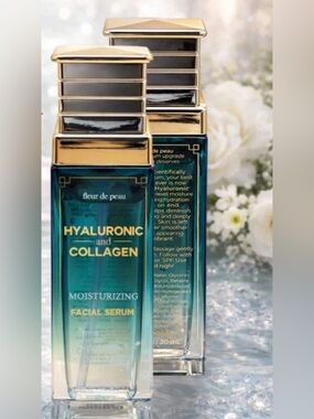 Fleur de peau NWT Qty of 2 Hyaluronic & Collagen Moisturizing Facial Serum